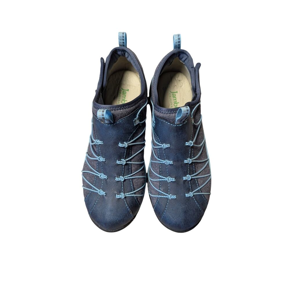 Jambu Women’s Blue Sport Encore Vegan Outdoor Walking Sneakers Shoes Size 7W